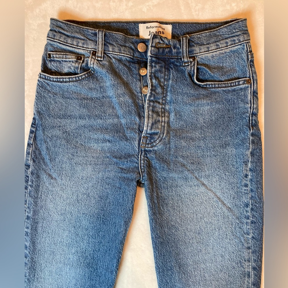 Reformation Jeans Sz 25 High Rise #13221 Maya skinny